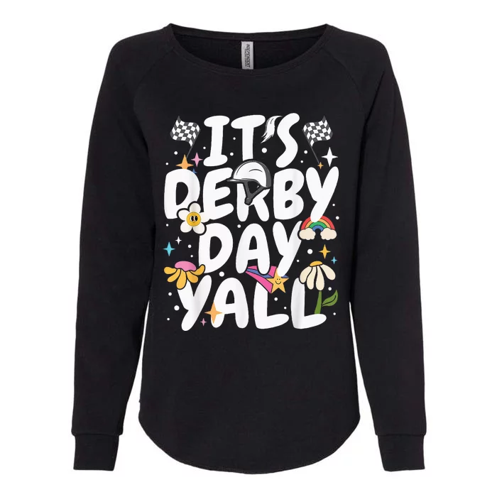 Groovy Horse Racing Derby Day Costume Ky Sports Womens California Wash Sweatshirt