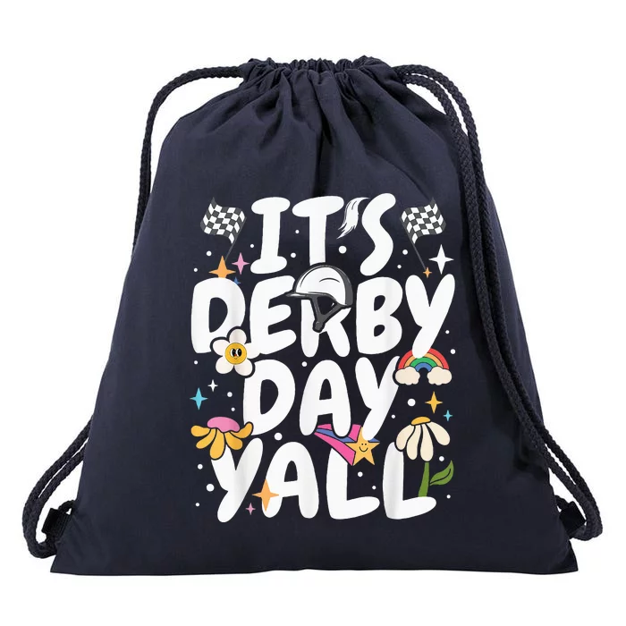 Groovy Horse Racing Derby Day Costume Ky Sports Drawstring Bag