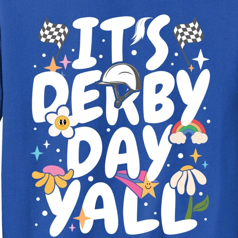 Groovy Horse Racing Derby Day Costume Ky Sports Suppliers Funny Gift Tall Sweatshirt