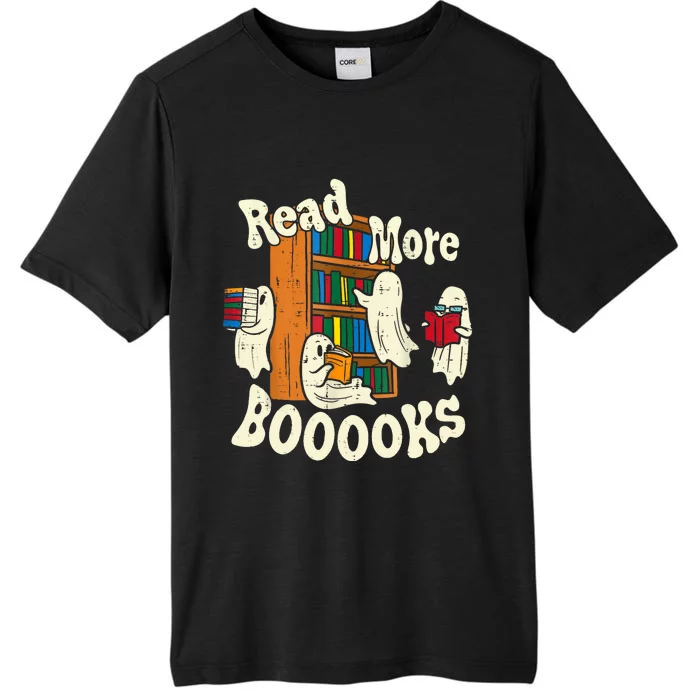 Groovy Halloween Read More Books Cute Boo Student Teacher ChromaSoft Performance T-Shirt