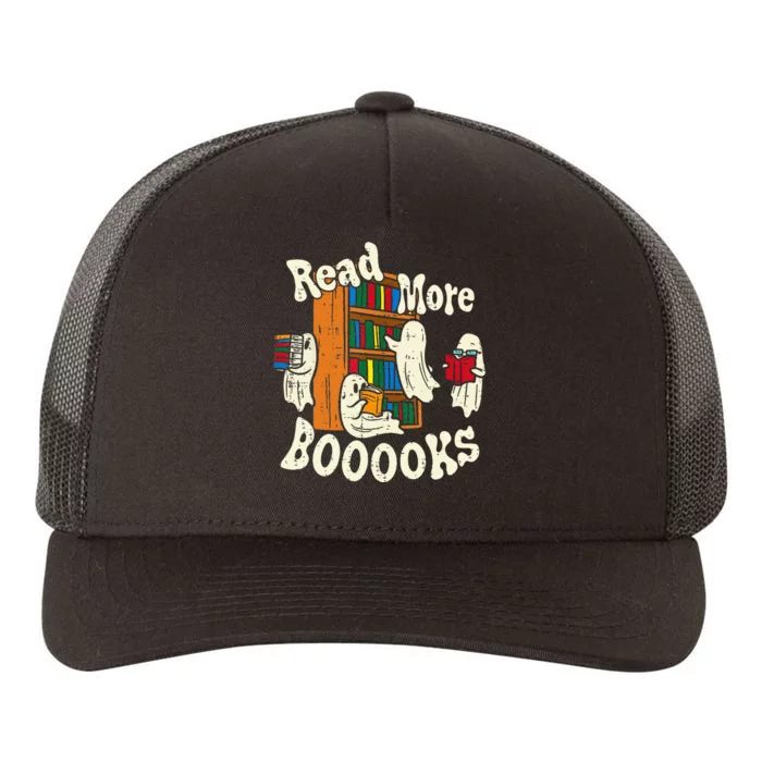 Groovy Halloween Read More Books Cute Boo Student Teacher Yupoong Adult 5-Panel Trucker Hat