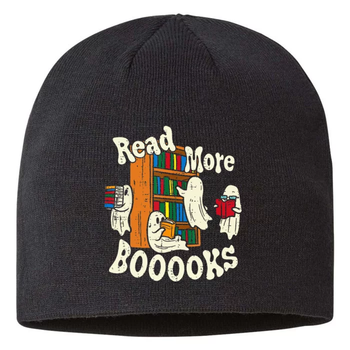 Groovy Halloween Read More Books Cute Boo Student Teacher 8 1/2in Sustainable Knit Beanie