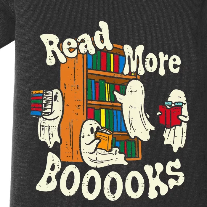 Groovy Halloween Read More Books Cute Boo Student Teacher Baby Bodysuit