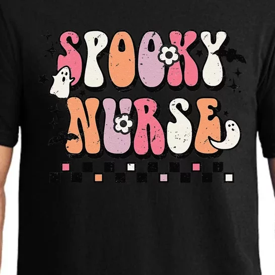 Groovy Halloween Spooky School Nurse Halloween Costume Pajama Set