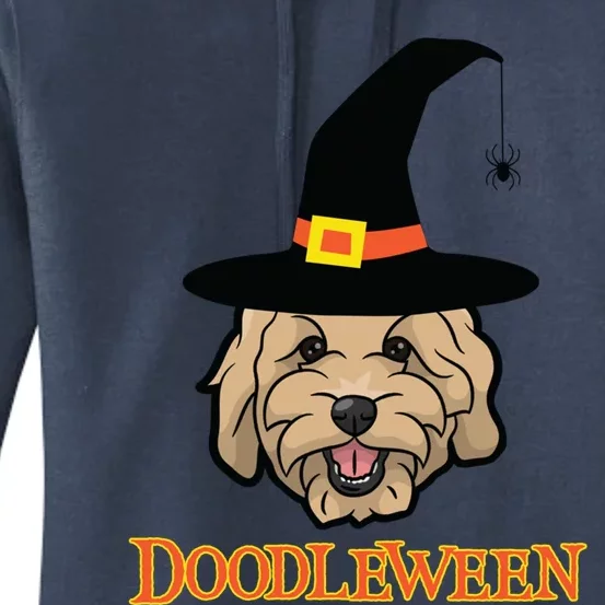 Goldendoodle Halloween Spooky Golden Doodle Dog Gift Women's Pullover Hoodie