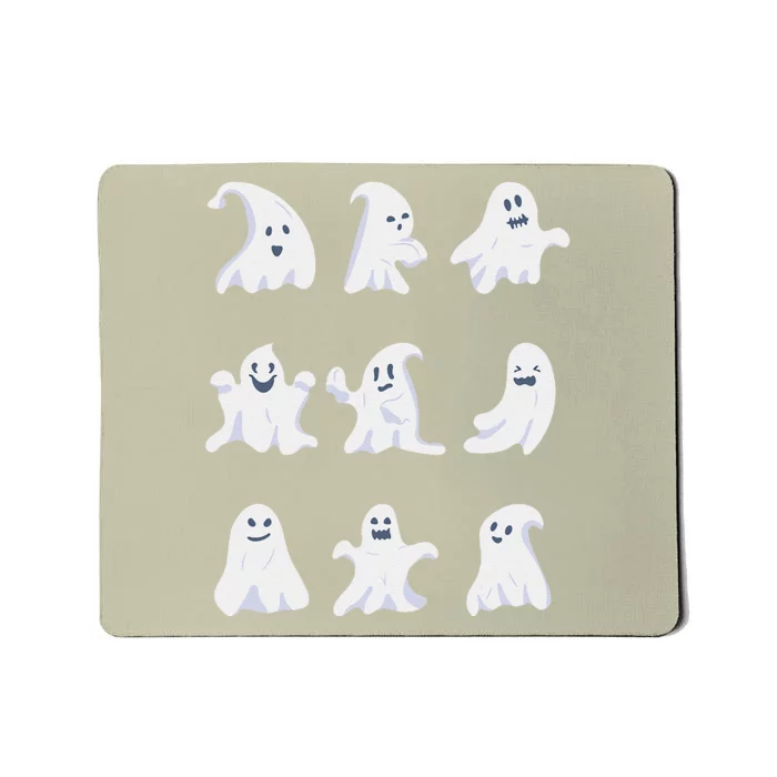 Ghost Halloween Spooky Spirit Scary Trick Or Treat Fear Gift Mousepad