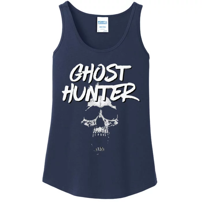 Ghost Hunter Spooky Halloween Costume Ladies Essential Tank