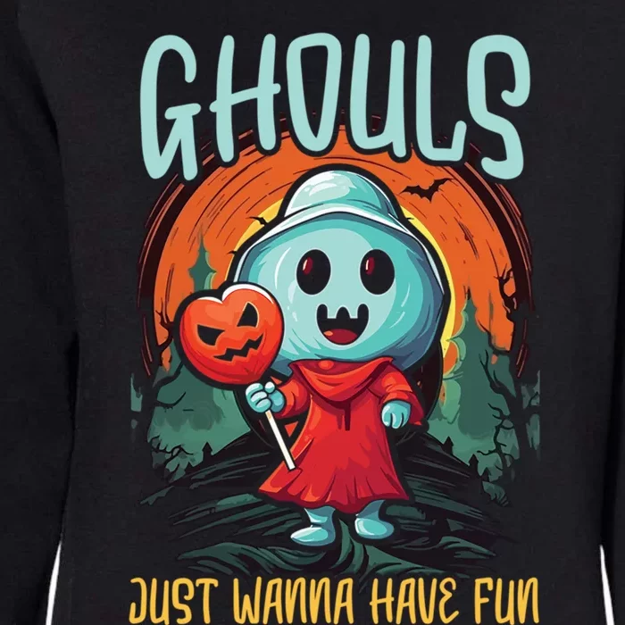 Ghost Halloween Scary Trick Or Treat Spooky Boo Spirit Gift Womens California Wash Sweatshirt