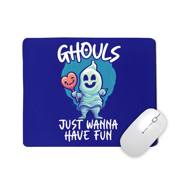 Ghost Halloween Scary Trick Or Treat Spooky Boo Spirit Funny Gift Mousepad