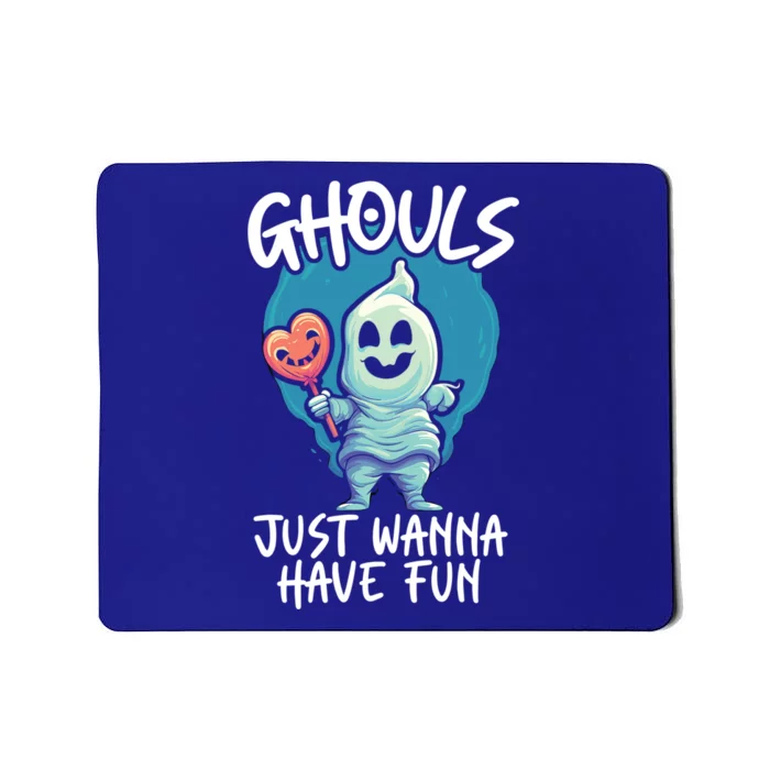 Ghost Halloween Scary Trick Or Treat Spooky Boo Spirit Funny Gift Mousepad