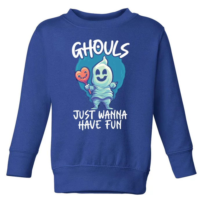 Ghost Halloween Scary Trick Or Treat Spooky Boo Spirit Funny Gift Toddler Sweatshirt