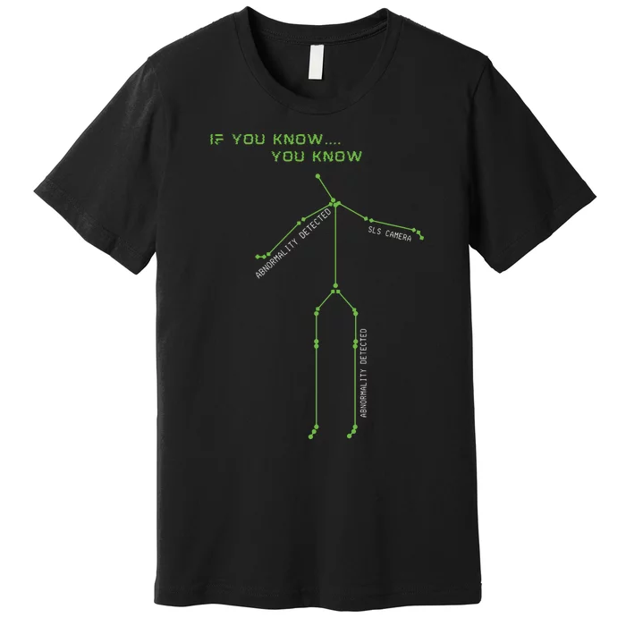 Ghost Hunting Sls Camera Stick Man Novelty Spooky Premium T-Shirt