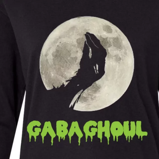 Gabaghoul Halloween Spooky Gift Womens Cotton Relaxed Long Sleeve T-Shirt