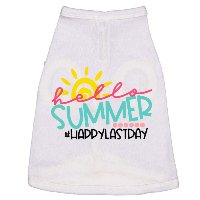 Graduation Hello Summer Happy Last Day Teacher Doggie Tank