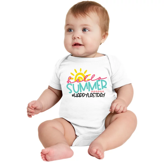 Graduation Hello Summer Happy Last Day Teacher Baby Bodysuit