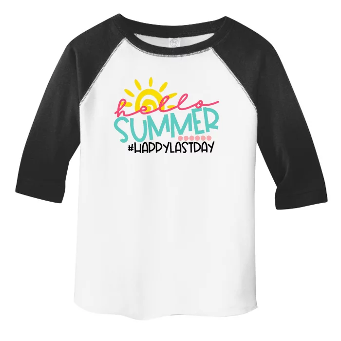 Graduation Hello Summer Happy Last Day Teacher Toddler Fine Jersey T-Shirt