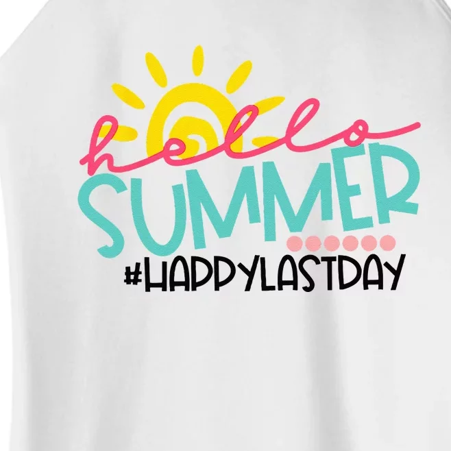 Graduation Hello Summer Happy Last Day Teacher Women’s Perfect Tri Rocker Tank