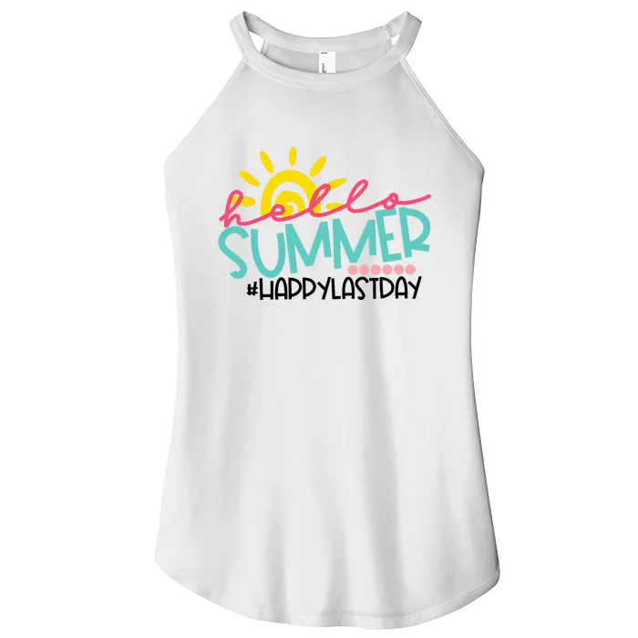 Graduation Hello Summer Happy Last Day Teacher Women’s Perfect Tri Rocker Tank