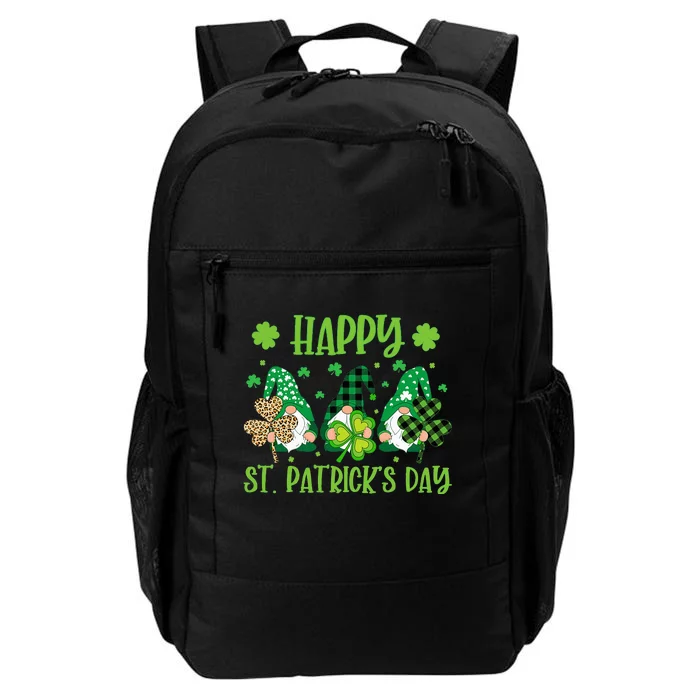 Gnomes Holding Shamrock Leopard St Patrick's Day Daily Commute Backpack