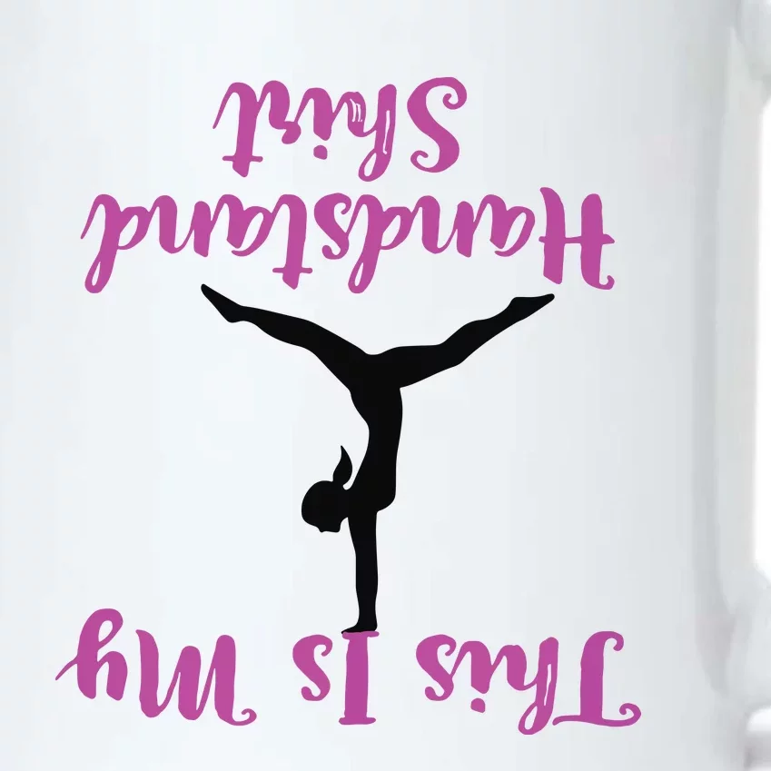 Gymnastics Handstand Shirts This Is My Handstand Black Color Changing Mug