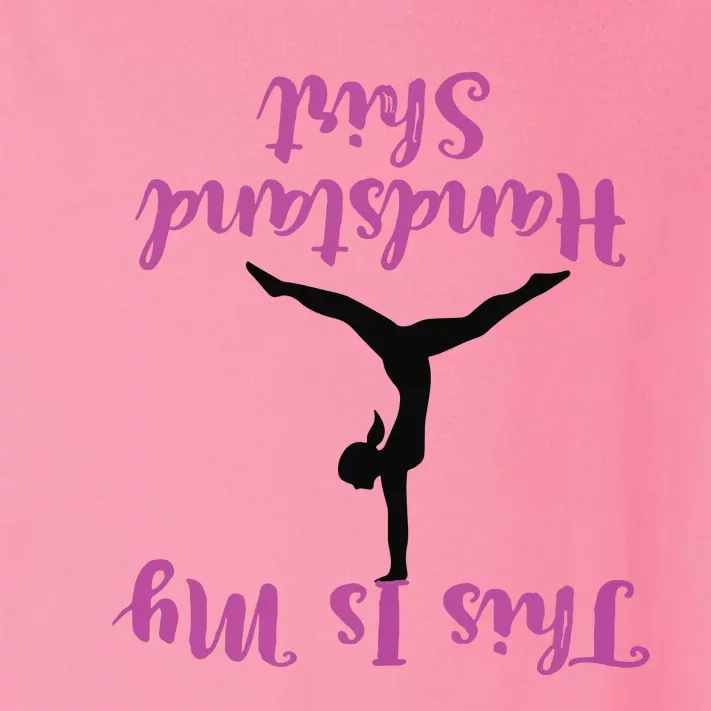 Gymnastics Handstand Shirts This Is My Handstand Toddler Long Sleeve Shirt