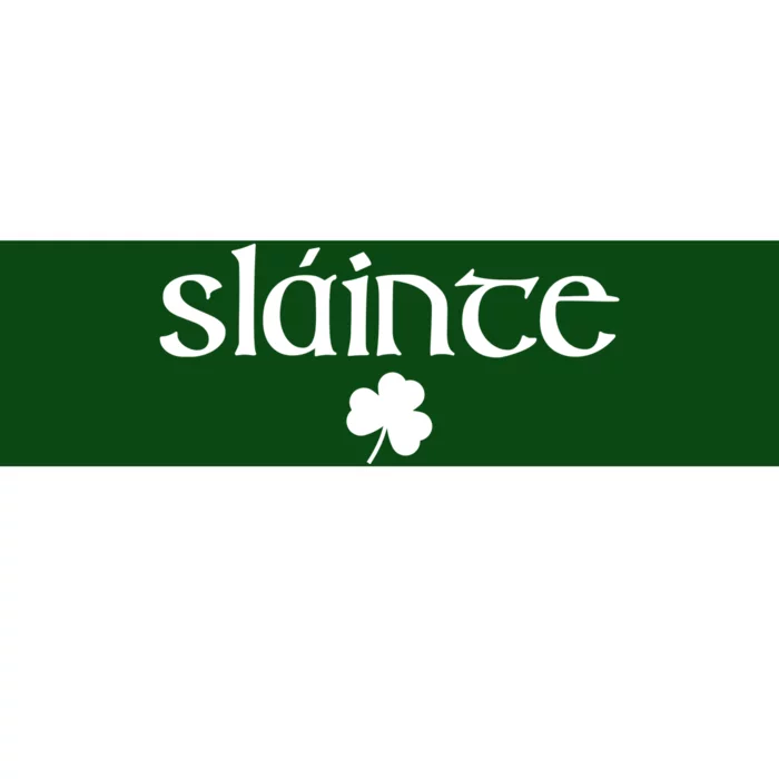 Good Health Slainte St Patrick's Day Bumper Sticker