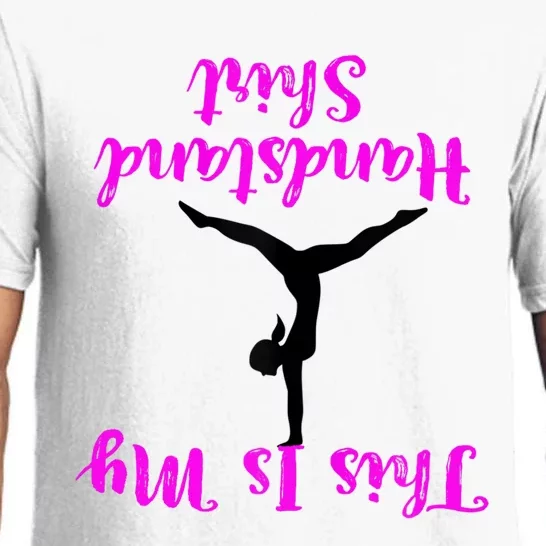 Gymnastics Handstand Shirt This Is My Handstand TShirt Pajama Set