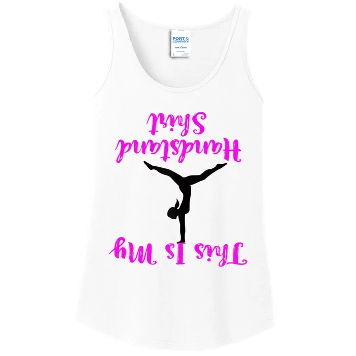 Gymnastics Handstand Shirt This Is My Handstand TShirt Ladies Essential Tank