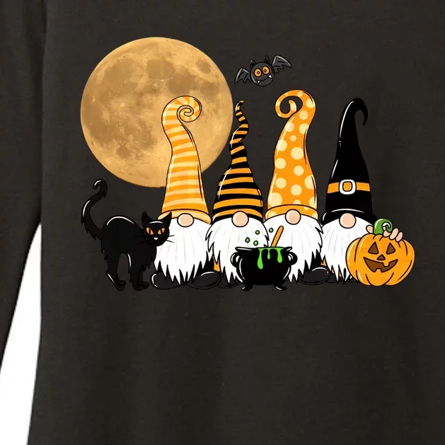 Gnome Halloween Squad Festive Womens CVC Long Sleeve Shirt