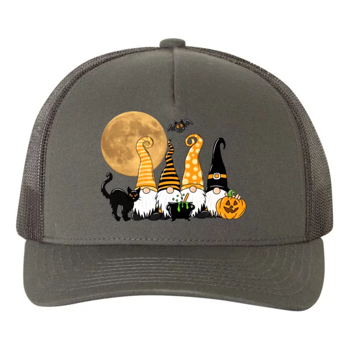 Gnome Halloween Squad Festive Yupoong Adult 5-Panel Trucker Hat