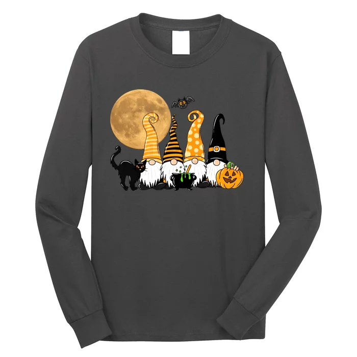 Gnome Halloween Squad Festive Long Sleeve Shirt