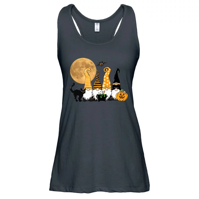 Gnome Halloween Squad Festive Ladies Essential Flowy Tank