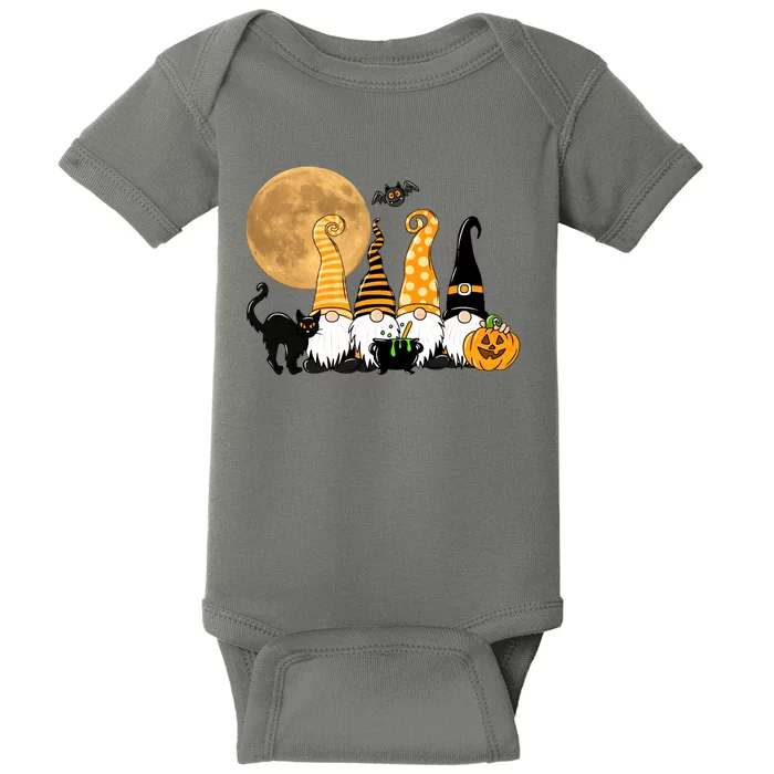 Gnome Halloween Squad Festive Baby Bodysuit