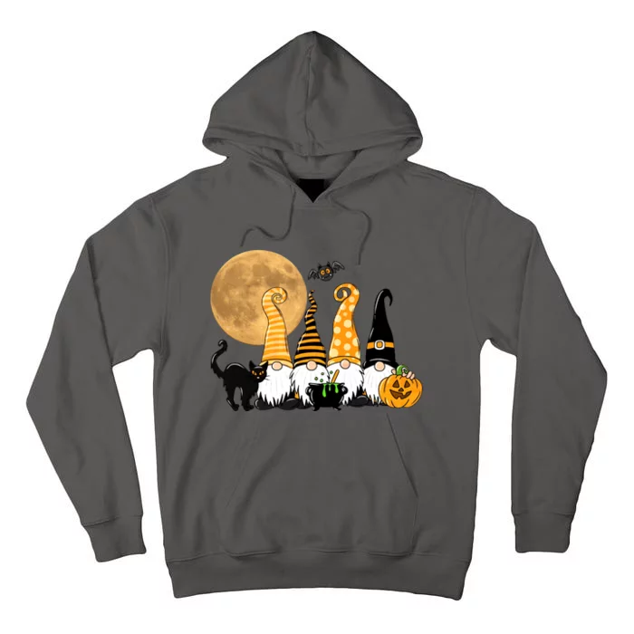 Gnome Halloween Squad Festive Tall Hoodie