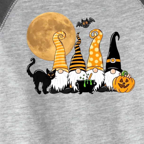 Gnome Halloween Squad Festive Toddler Fine Jersey T-Shirt