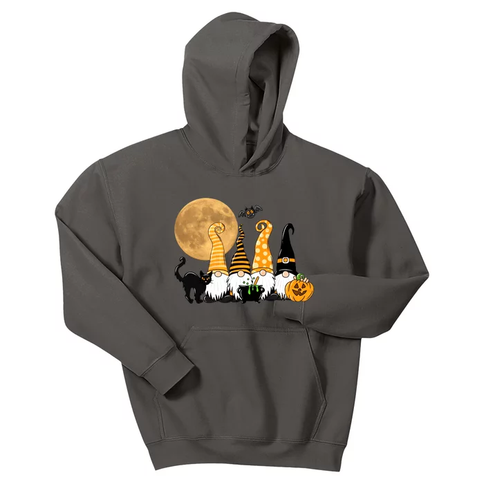 Gnome Halloween Squad Festive Kids Hoodie