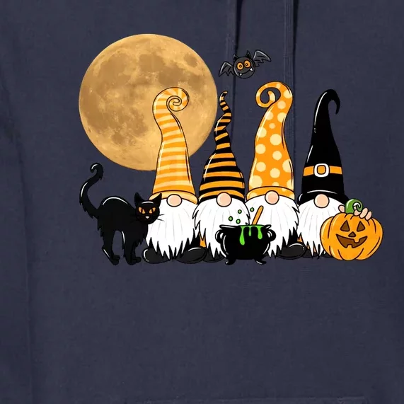 Gnome Halloween Squad Festive Premium Hoodie