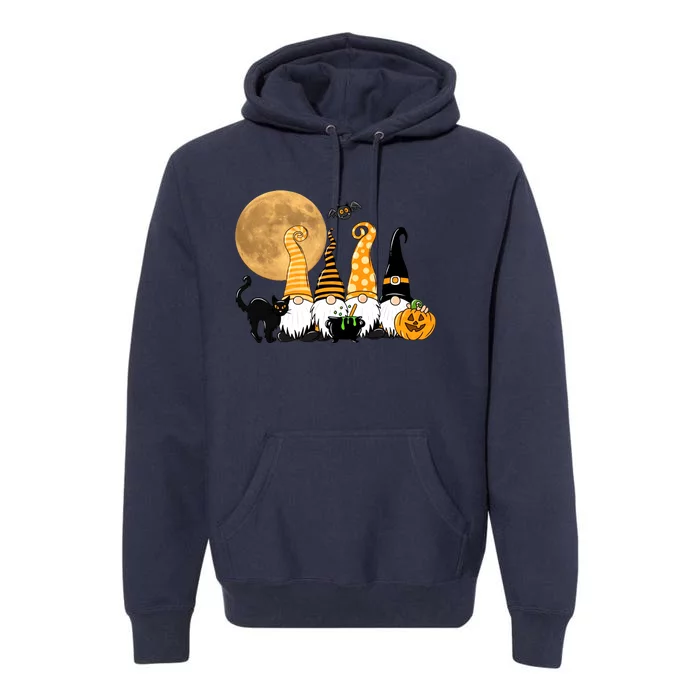 Gnome Halloween Squad Festive Premium Hoodie