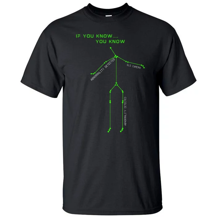 Ghost Hunting Sls Camera Stick Man Novelty Spooky Tall T-Shirt