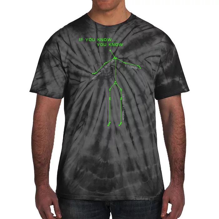 Ghost Hunting Sls Camera Stick Man Novelty Spooky Tie-Dye T-Shirt