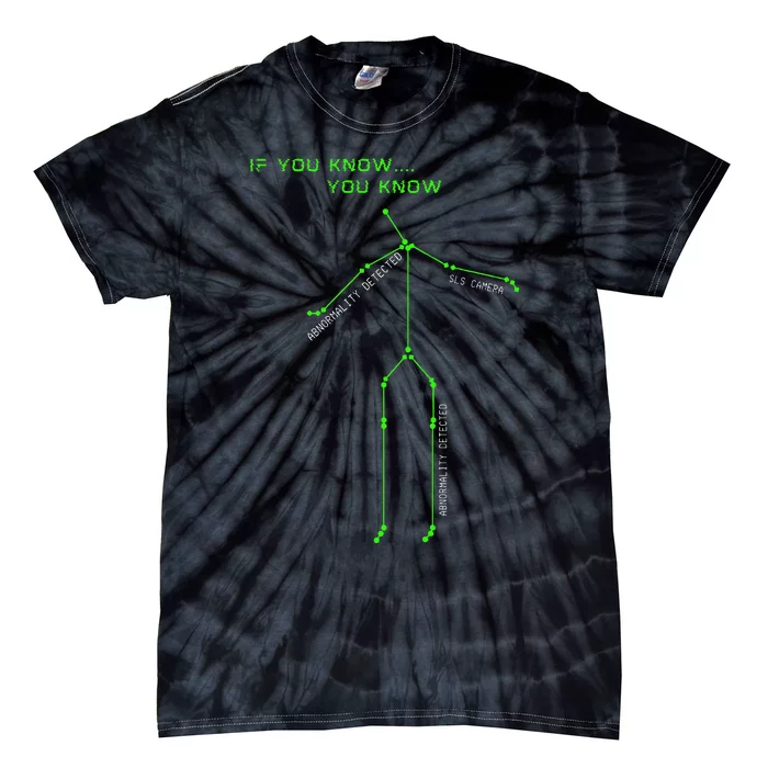 Ghost Hunting Sls Camera Stick Man Novelty Spooky Tie-Dye T-Shirt