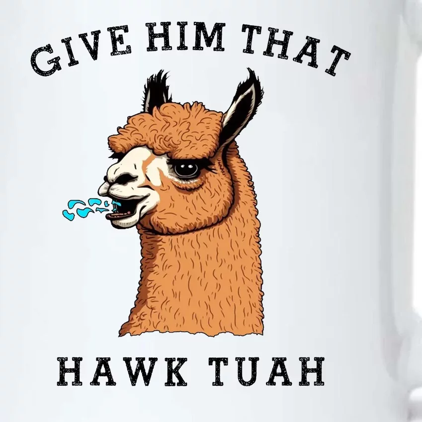 Give Him That Hawk Tuah Funny Sheep Viral Meme Black Color Changing Mug