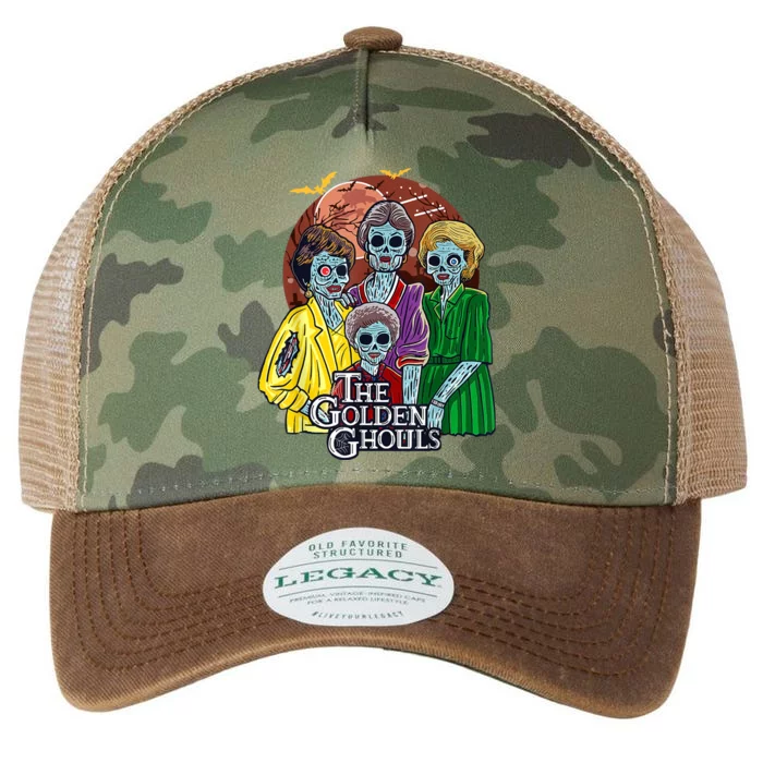 Ghoul Halloween The Golden Ghouls Legacy Tie Dye Trucker Hat