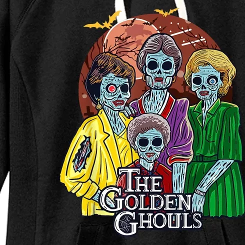 Ghoul Halloween The Golden Ghouls Women's Fleece Hoodie