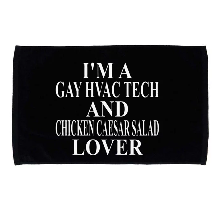 Gay Hvac Tech Great Funny Salad Lover Design Microfiber Hand Towel