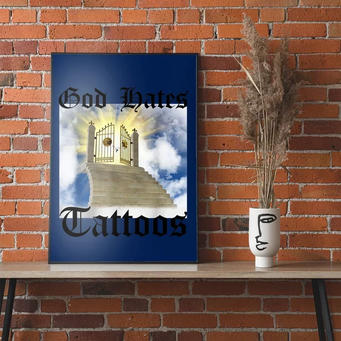 God Hates Tattoos Poster