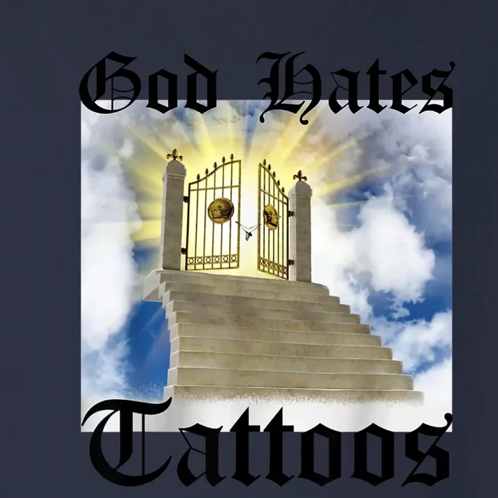 God Hates Tattoos Toddler Long Sleeve Shirt