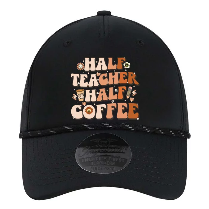 Groovy Half Teacher Half Coffee Inspirational Quotes Teacher Performance The Dyno Cap