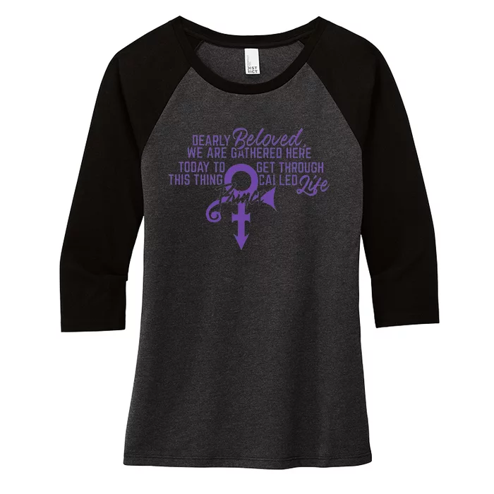 Gathered Here Today A Heartfelt Journey to Overcome Women's Tri-Blend 3/4-Sleeve Raglan Shirt