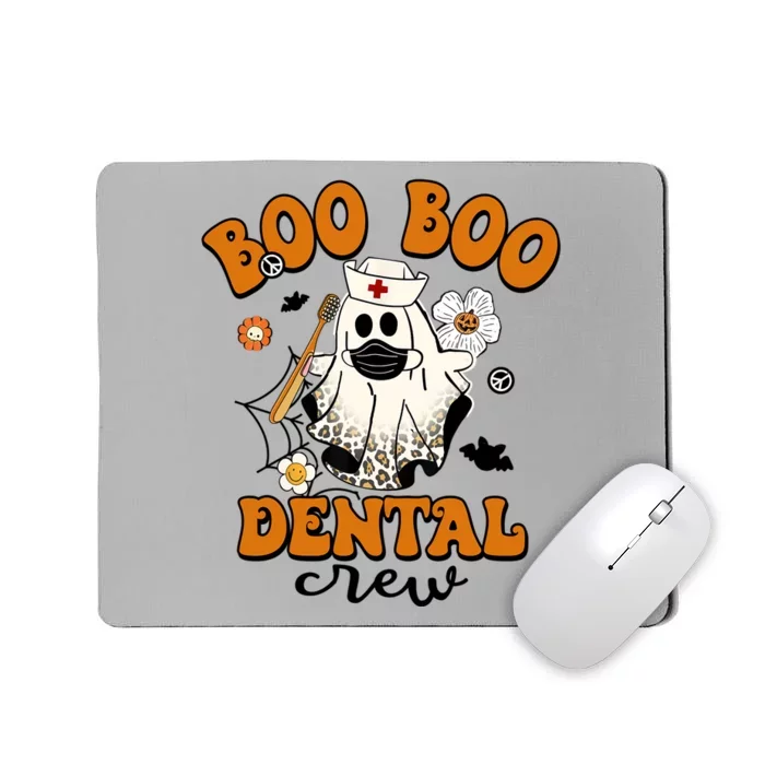 Groovy Halloween Teeth Cute Boo Dental Crew Nurse Gift Mousepad